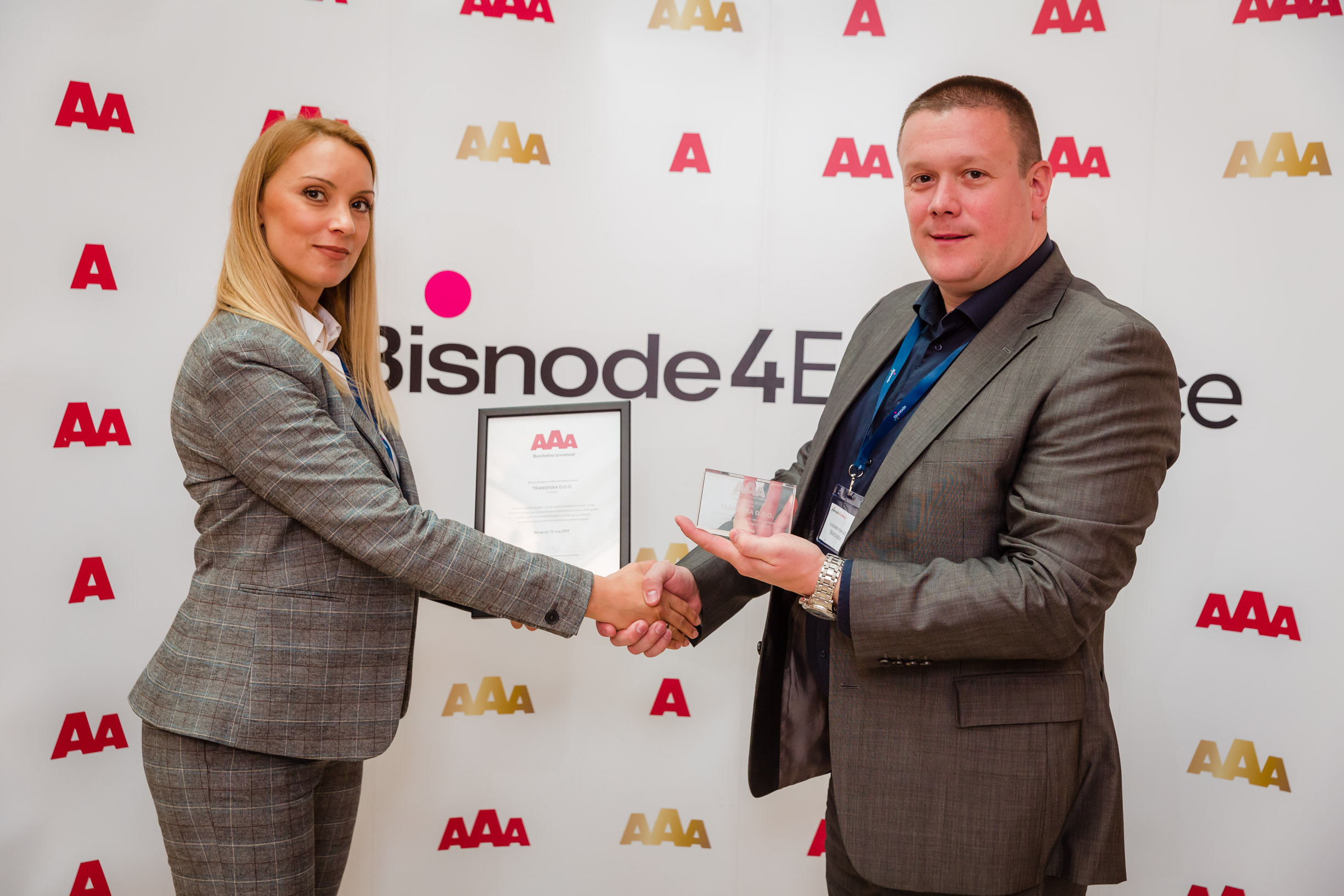 Transfera is certified with High Creditworthiness