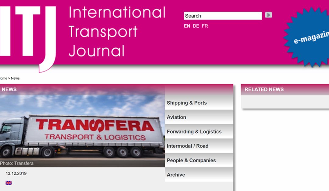 Das europäische Erfolgsformat – Internationale Transportzeitschrift Journal über den Aufstieg von Transfera