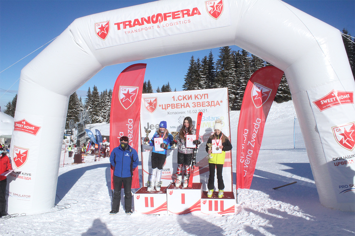 Transfera podržala dečju ski trku “Kup Crvene Zvezde” na Kopaoniku