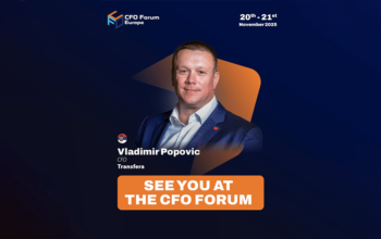 Vladimir Popović, CFO kompanije Transfera, najavljen kao govornik na CFO Europe Forum u Pragu.